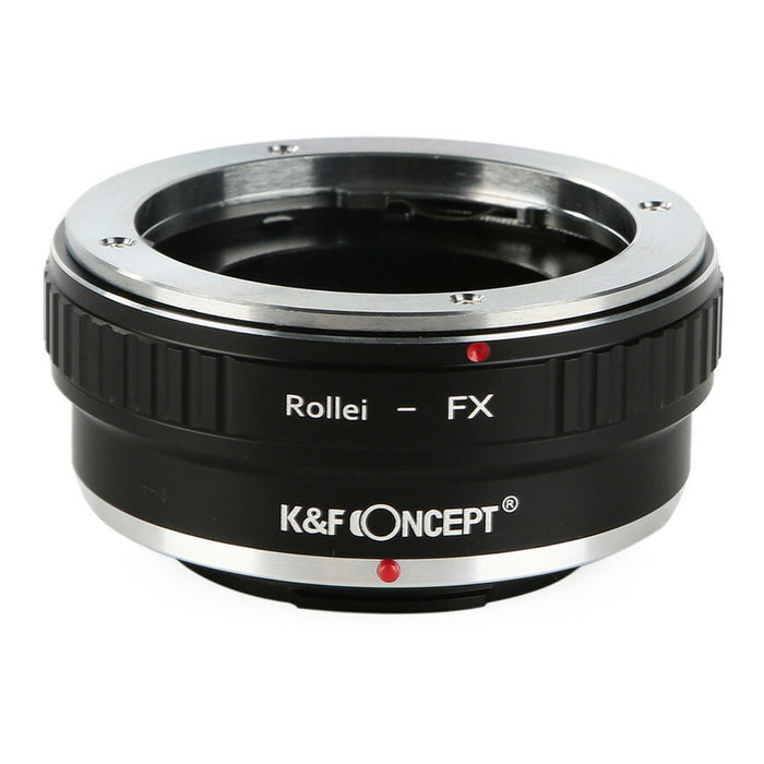 K&F CONCEPT KF-QBMX レンズマウントアダプター KF-QBMX(ローライQBMマウントレンズ → 富士フイルムXマウント変換)