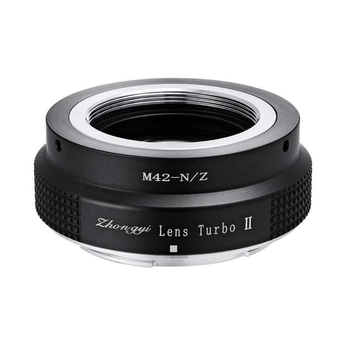 中一光学 LTII M42-NZ x0.7 Lens Turbo II M42-NZフォーカルレデューサーアダプター(M42マウントレンズ → ニコンZマウント変換/Zマウント)