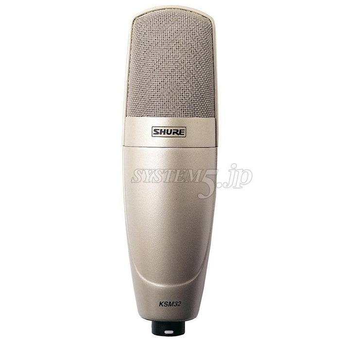 SHURE KSM32/SL-X コンデンサー型サイドアドレスマイクロホン(シャンパンゴールド/ショックマウント付)