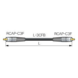 CANARE DRC10-F3 10M WHT RCAケーブル （ビデオ用） RCA（オス）-RCA（オス） 10m 白