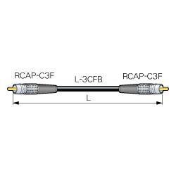 CANARE DRC30-F3 30M GRN RCAケーブル (ビデオ用) RCA(オス)-RCA(オス) 30m 緑