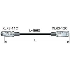 CANARE EC03 3M YEL XLRケーブル XLR3(オス)-XLR3(メス) 3m 黄