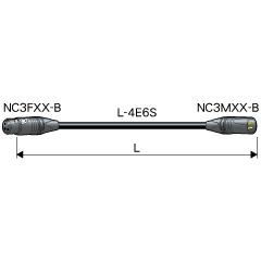 CANARE EC03-B 3M BRN XLRケーブル NC3（メス）-NC3（オス） 3m 茶