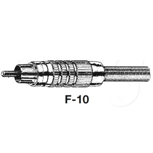 CANARE F-10(10) RCAピンプラグ(はんだ式 φ6.0mmまで) 10個