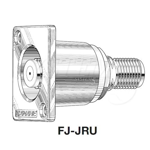 CANARE FJ-JRU(20) F型リセプタクル 中継タイプ F(メス)-F(メス) 20個