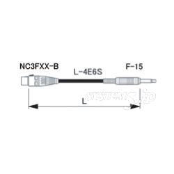 CANARE PC03 3M WHT モノラルフォンケーブル XLR3(メス)-モノラルフォン(オス) 3m 白