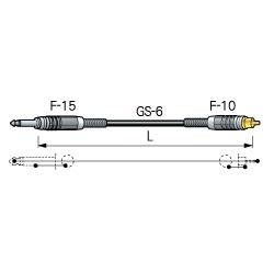 CANARE QC03 3M BLK RCAケーブル （オーディオ用） モノラルフォン（オス）-RCA（オス） 3m 黒