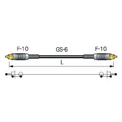 CANARE RC018 1.8M ORG RCAケーブル （オーディオ用） RCA（オス）-RCA（オス） 1.8m 橙