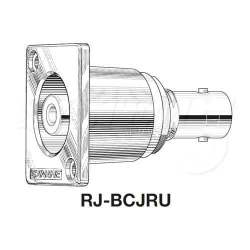 CANARE RJ-BCJRU RED(20) RCAピンリセプタクル 変換タイプ RCA(メス)-BNC(メス) 赤 20個
