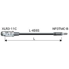 CANARE TC05B-X1 5M YEL テレフォンケーブル XLR3(メス)-テレフォン(オス) 5m 黄