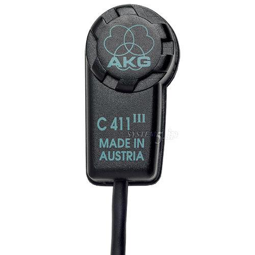 AKG C411L 弦楽器用コンデンサマイクロホン(ミニXLR3ピン仕様)