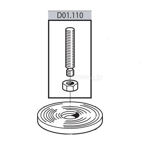 GITZO D01.110 雲台接続スクリュー