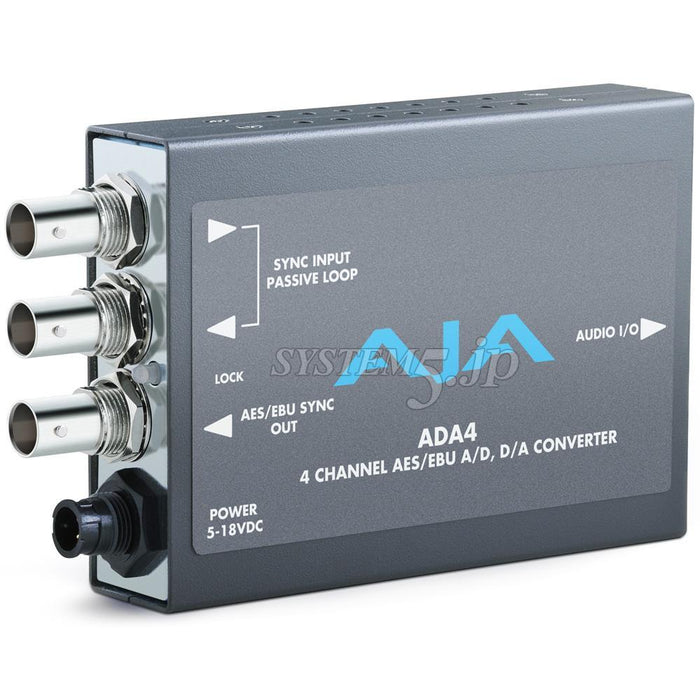 AJA Video Systems ADA4 オーディオA/D、D/Aコンバータ