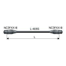 CANARE EC03-B11 3M BLK XLRケーブル NC3(メス)-NC3(メス) 3m 黒