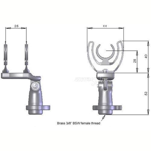 Rycote RYC041103 インビジョンサスペンション3 InVision INV-3