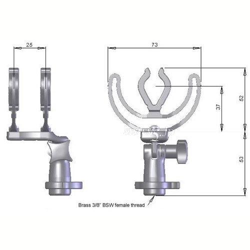 Rycote RYC041106 インビジョンサスペンション6 InVision INV-6