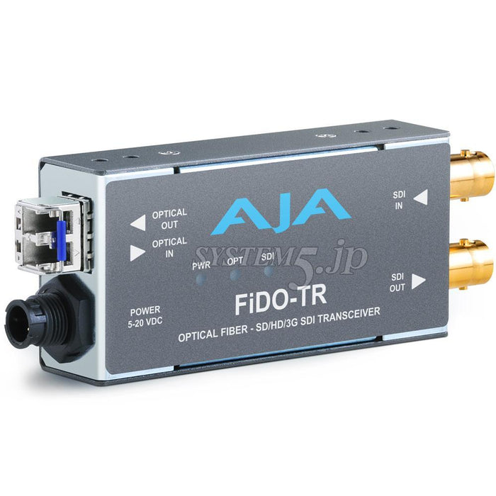 AJA Video Systems FiDO-TR SDI/光ファイバートランシーバ