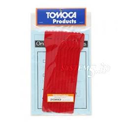 TOMOCA 20BK-RED ONE-WRAPストラップ(25mm×200mm) 赤