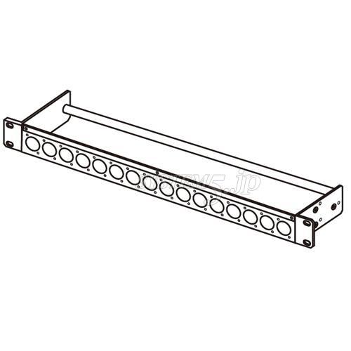 CANARE 1U-AS5D コネクタパネル