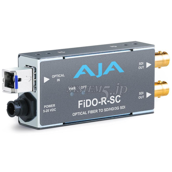 AJA Video Systems FiDO-R-SC SC Fibre to SDI変換