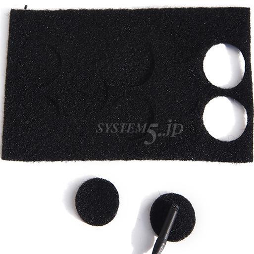 Rycote RYC065101 ラベリアマイク用アンダーカバー(ブラック/30枚)