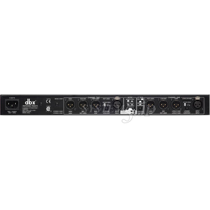 dbx 234xs ステレオ3-Way/モノラル4-Way クロスオーバー