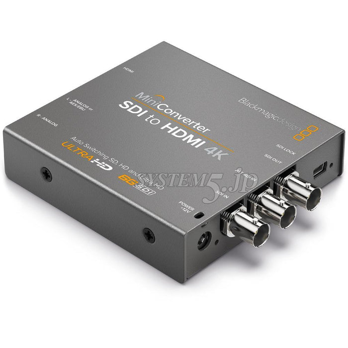 【生産完了】BlackmagicDesign CONVMBSH4K Mini Converter SDI to HDMI 4K