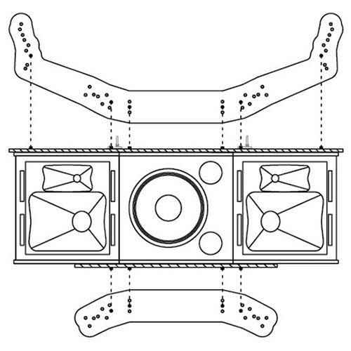 JBL PAF-2K アレイフレーム