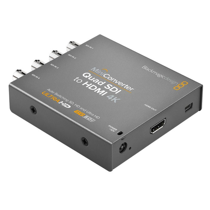 【生産完了】BlackmagicDesign CONVMBSQUH4K2　Mini Converter Quad SDI to HDMI 4K 2