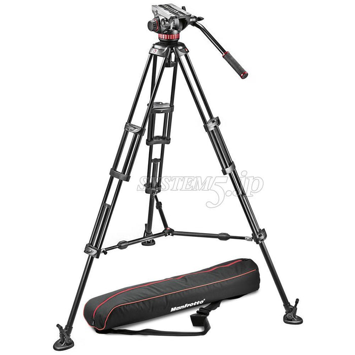 Manfrotto MVH502A,546BK-1 ビデオキット ツイン3段アルミ MSタイプ