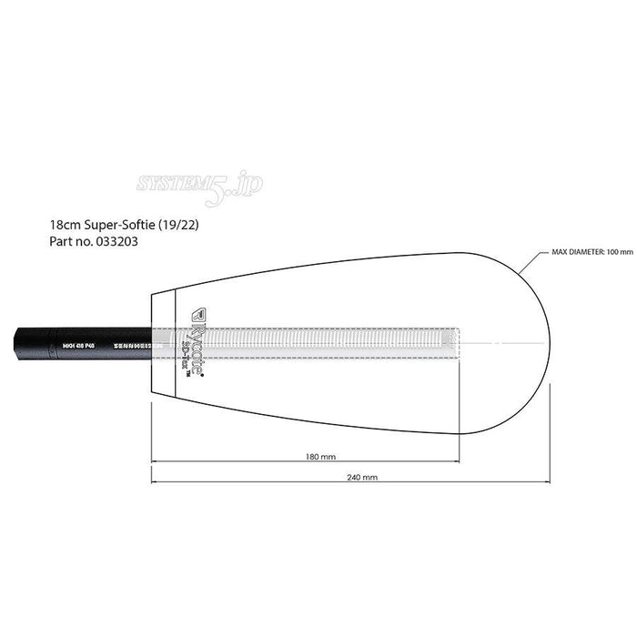 Rycote RYC033203 スーパーソフティ(スロット長18cm/直径19~22mmガンマイク用)