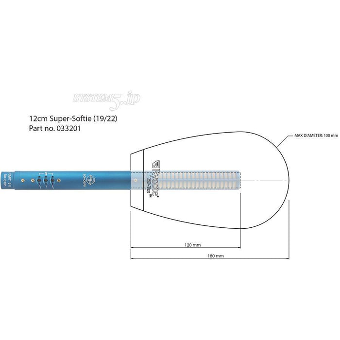 Rycote RYC033201 スーパーソフティ(スロット長12cm/直径19~22mmガンマイク用)