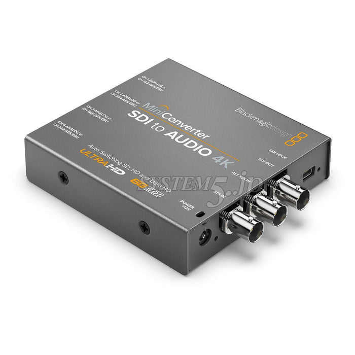 BlackmagicDesign CONVMCSAUD4K Mini Converter SDI to Audio 4K