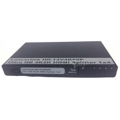 Lancerlink HD-14V4K60P 4K60p対応1入力4出力HDMI分配器