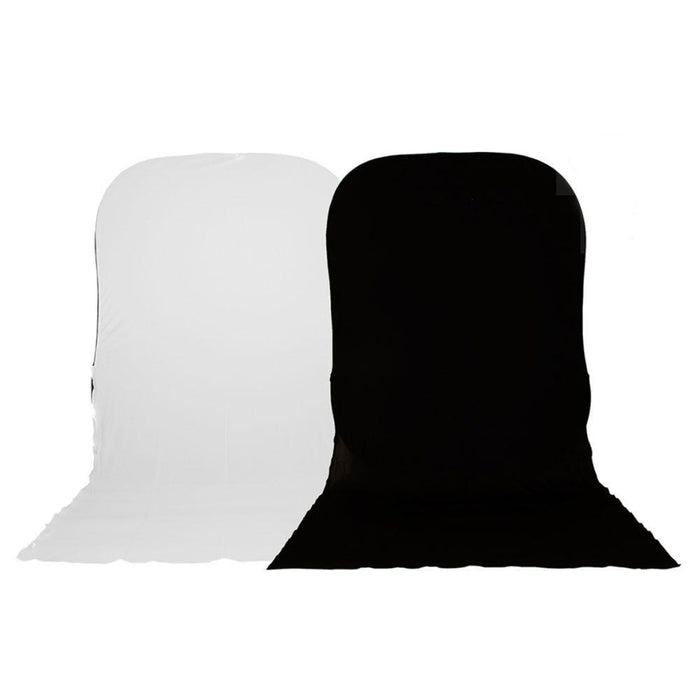 Manfrotto LL LB6701 折り畳み式プレーンリバーシブル背景(1.8×2m) ブラック/ホワイト