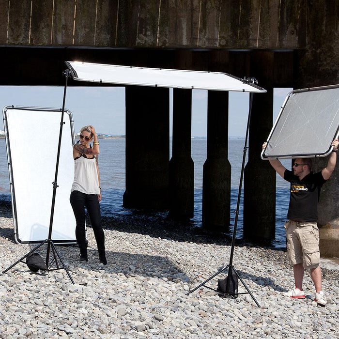 Manfrotto LL LR81231R Skylite ファブリック 1.1×2m シルバー/ホワイト