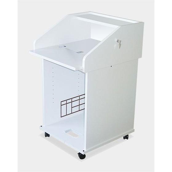 CANARE CT16TFD1W レクチャー卓(机上扉付きタイプ) ホワイト