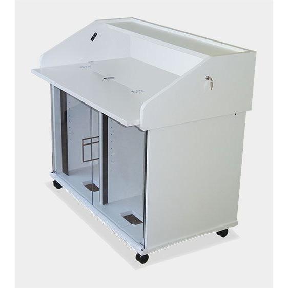 CANARE CT30TFD1M レクチャー卓(机上扉付きタイプ) ライトブラウン