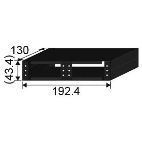CANARE CSW-MFP-CASE-Y4-B MFP実装ケース 横型