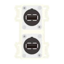 CANARE KP-NUSBJW-W 壁用AVコンセント CPシリーズ USB ホワイト