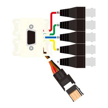 CANARE CPS-H15FE-I 壁用AVコンセント CPSシリーズ VGA アイボリー