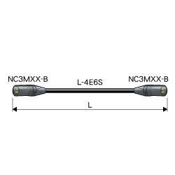 CANARE EC10-B22 10M BLK XLRケーブル NC3(オス)-NC3(オス) 10m 黒