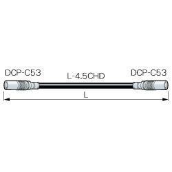 CANARE DN4.5HDC03 3M BLK DINケーブル DIN(オス)-DIN(オス) 3m 黒