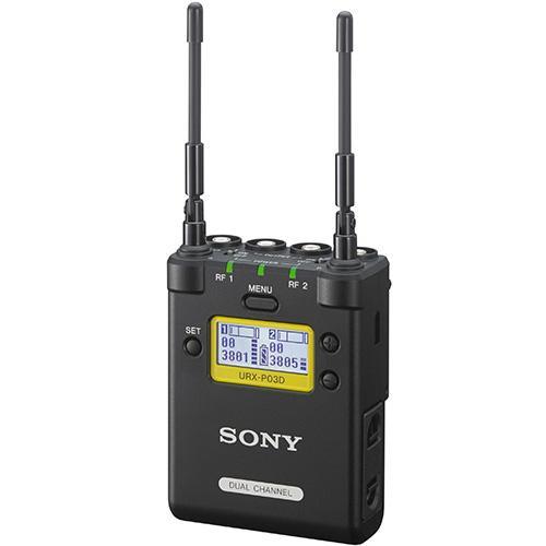 【生産完了】SONY URX-P03D UHFシンセサイザーダイバーシティチューナー(デュアル)