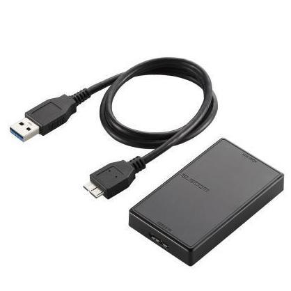 【生産完了】ELECOM LDE-HDMI2KU3 2KUSBディスプレイアダプタ