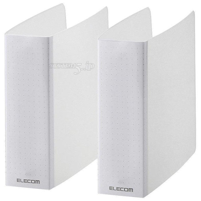 ELECOM CCD-B01WCR 不織布バインダー(2個セット/24枚収納/クリア)