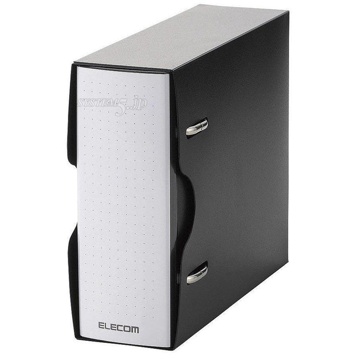 ELECOM CCD-BC02BK ケース付バインダー(36枚収納/ブラック)