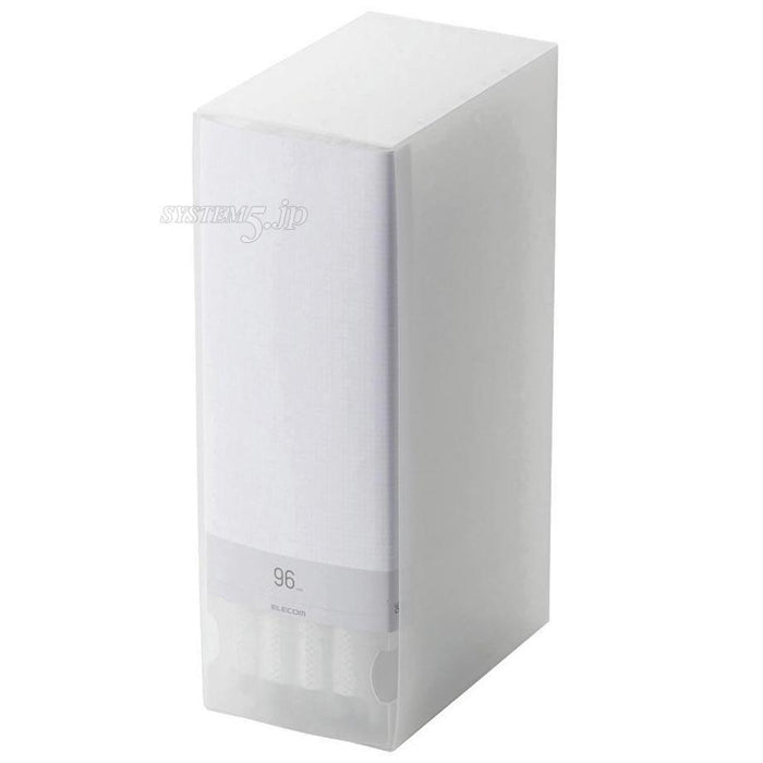 ELECOM CCD-FS96CR CD/DVD対応ファイルケース(96枚収納/クリア)