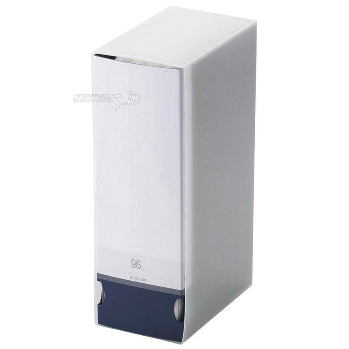 ELECOM CCD-FB96BU CD/DVD/Blu-ray対応ファイルケース(96枚収納/ブルー)