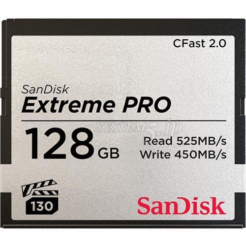 SanDisk SDCFSP-128G-J46D Extreme Pro CFast 2.0 カード 128GB